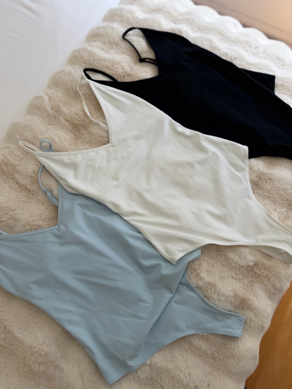 SET OF 3 | Garage SoftActive Plunge Bodysuit *Sold out* NWOT